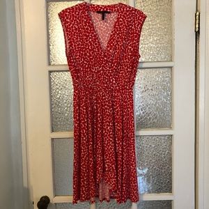 BCBGMAXAZRIA Fit and Flare no sleeve dress NWOT